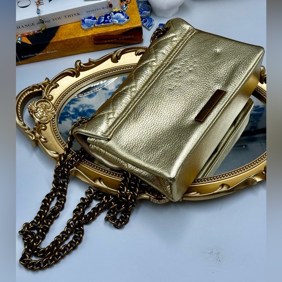 🆕 KURT GEIGER LONDON 🧿NWOT Leather Mini Kensington Rhinestone Eye Crossbody - Picture 7 of 15